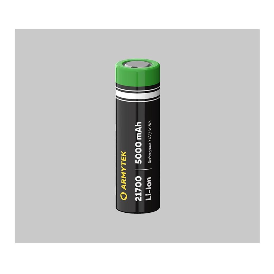 ArmyTek 21700 Li-Ion 5000 mAh Battery Unprotected