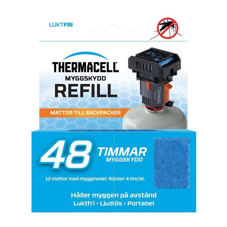 Thermacell Refill Backpacker med 12 mattor/48 timmar