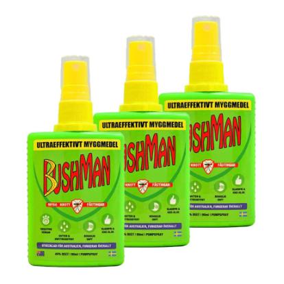 Bushman Pumpspray 90ml 3-PACK