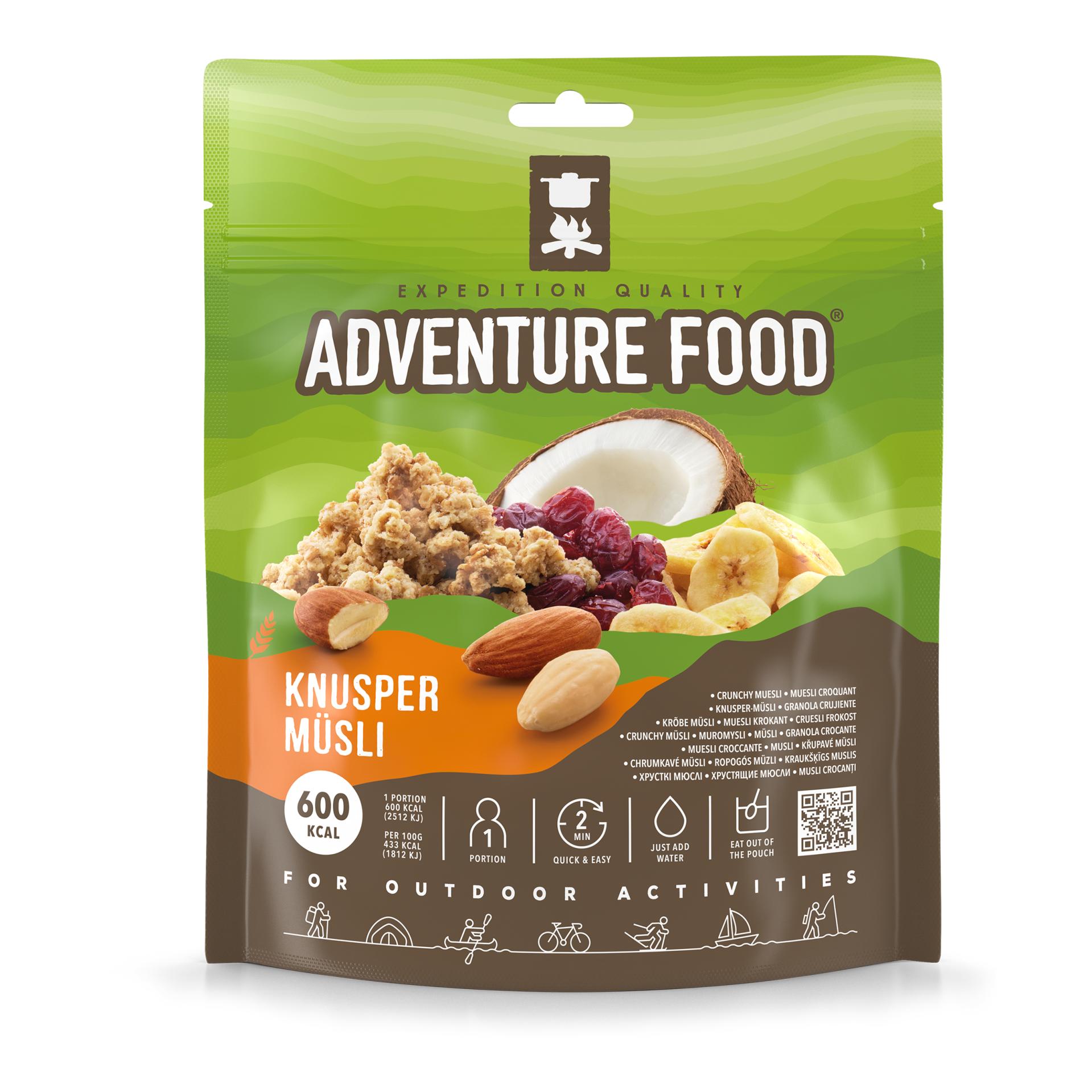 Adventure Food Frystorkad Mat Knusper-Müsli