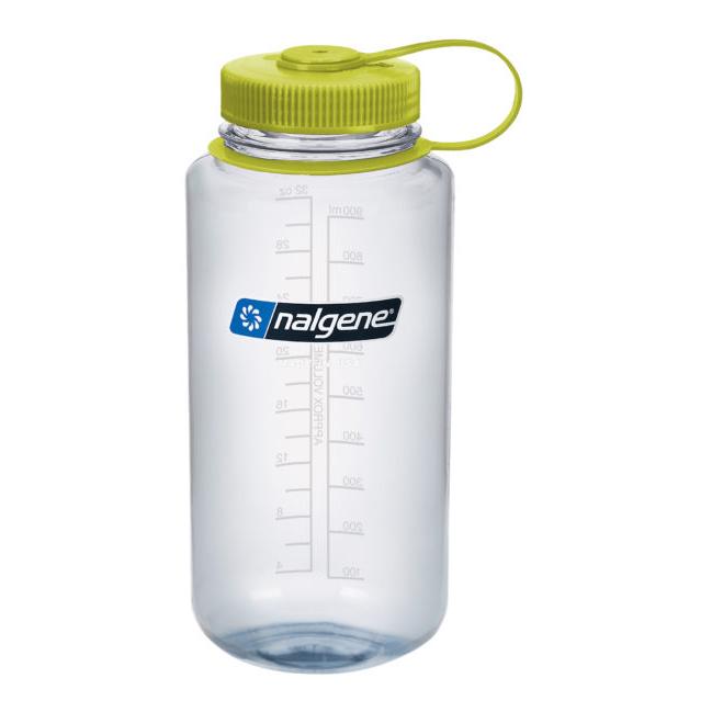 Nalgene Flaska Sustain 1 liter WM klar med grön kork