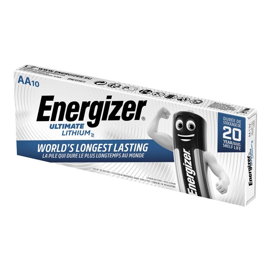 Energizer Batteri  AA Lithium 10-pack