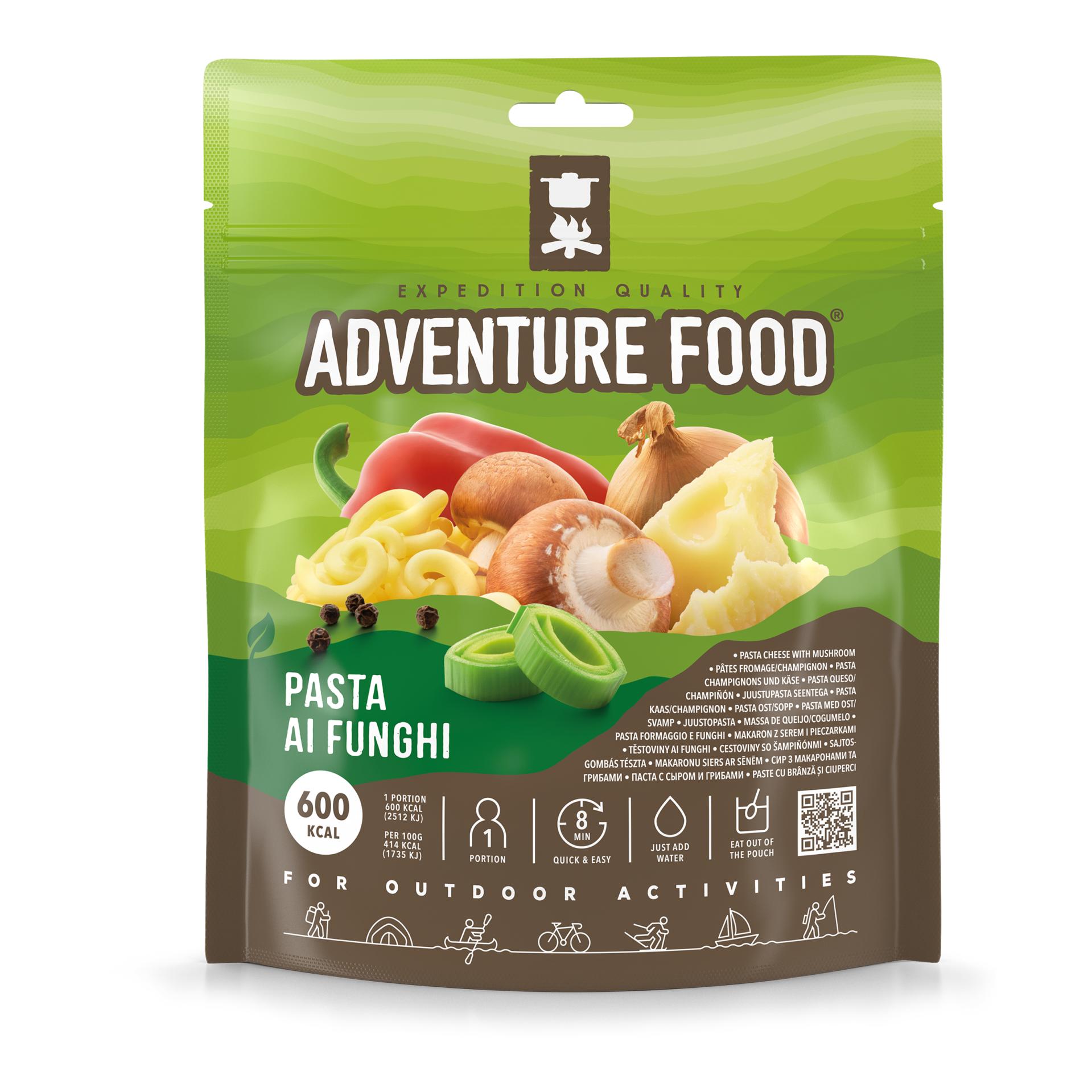 Adventure Food Frystorkad Mat Pasta Ai Funghi (svamp)