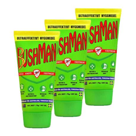 Bushman Drygel 75ml 3-PACK