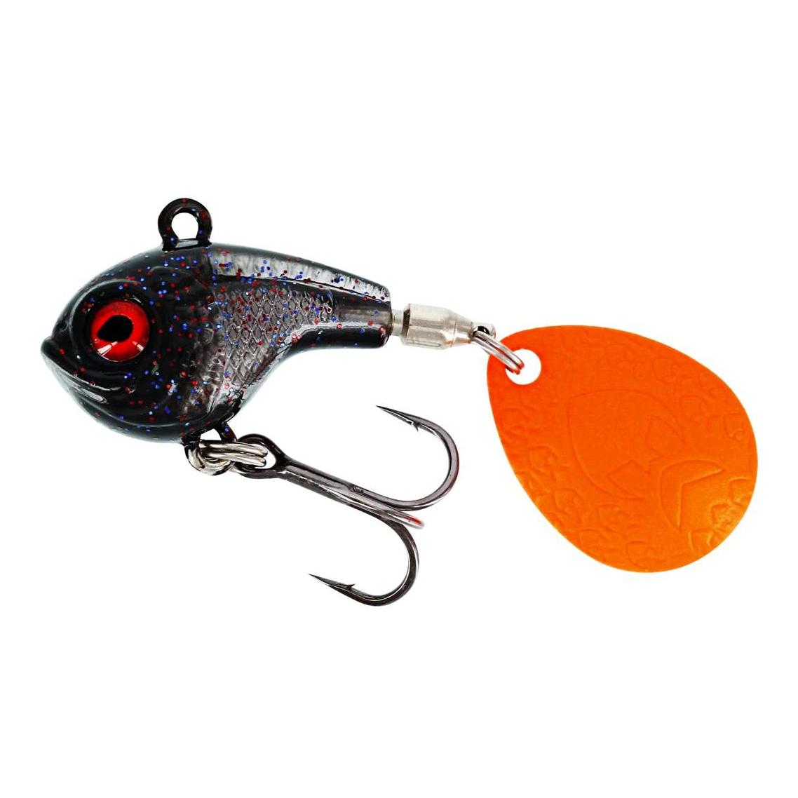 Produktfoto för Westin Dropbite Spin Tail Jig 17 g Black Mamba