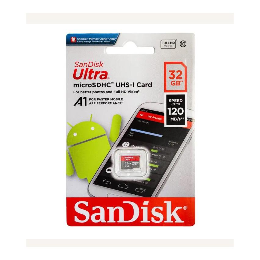 Sandisk 32 GB  Micro SD-kort till Kamera