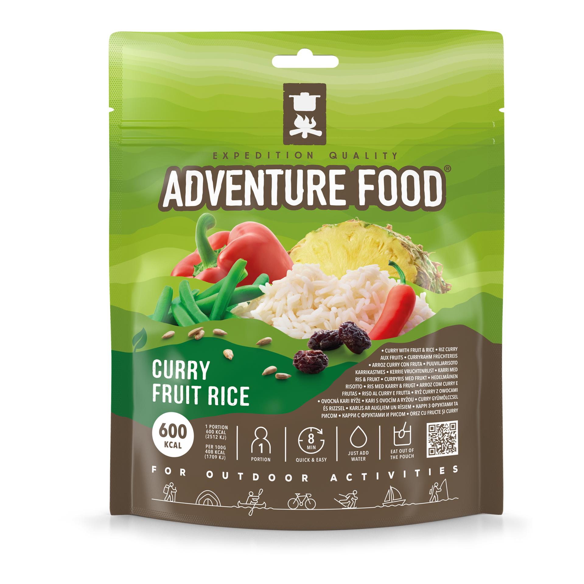 Adventure Food Frystorkad Mat Curry Fruit Rice