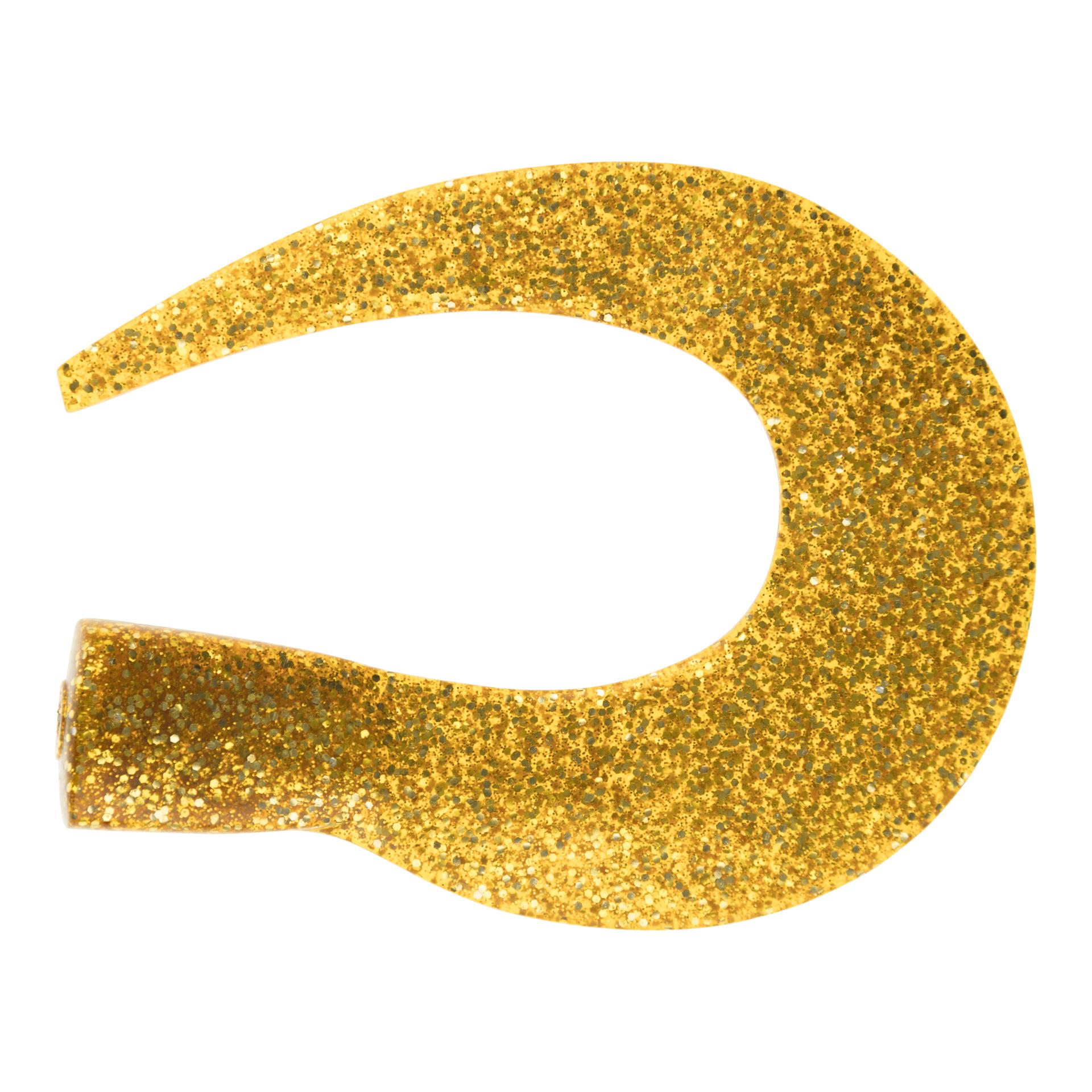 Produktfoto för Daiwa Prorex Lazy Tail Curly reservstjärt 2 st/pkt Gold Flake