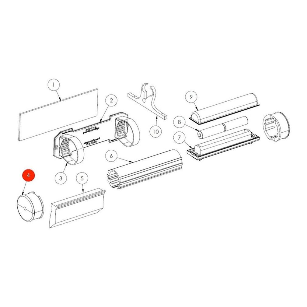 Magnetospeed Rubber End Cap Set T1000